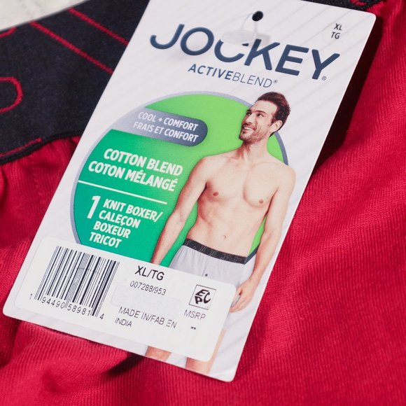 NWT Jockey - cotton boxers - XL - Picture 3 of 3